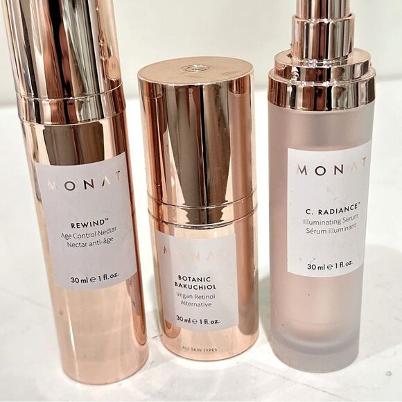 MONAT bundle Rewind, Botanic Bakuchiol, C Radiance, Be Balanced, Rejunenique - Picture 3 of 3
